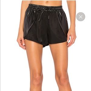 BLANKNYC black Jogger skort in Hug and Kisses